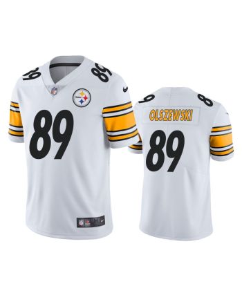 Gunner Olszewski 89 Pittsburgh Steelers White Vapor Limited Jersey