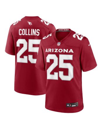 Zaven Collins 25 Arizona Cardinals Home Game Jersey - Cardinal