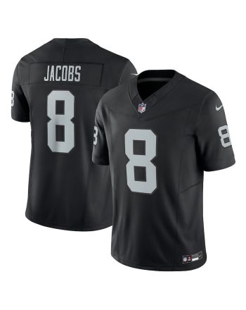 Josh Jacobs 8 Las Vegas Raiders Nike Vapor F.U.S.E. Limited Jersey - Black