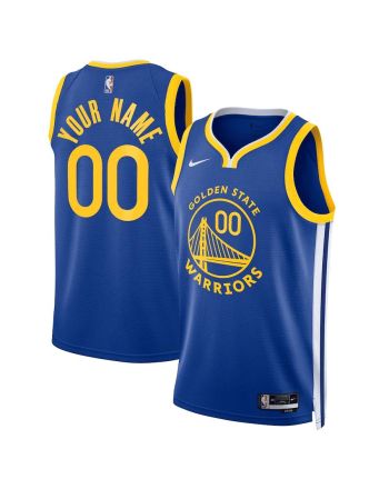 Golden State Warriors Custom 00 Men 2022/23 Swingman Jersey Blue - Icon Edition