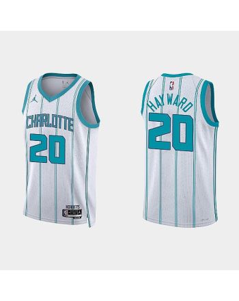 Charlotte Hornets Gordon Hayward 20 2022-23 Association Edition White Men Jersey Swingman