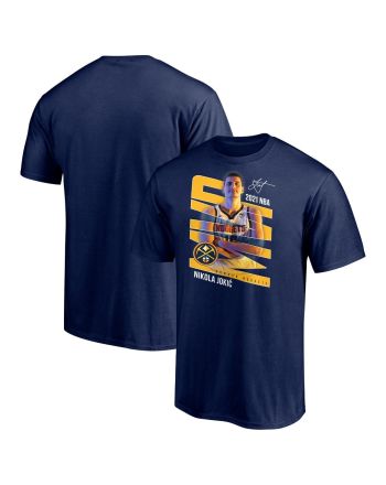 Nikola Jokic Denver Nuggets 2021 MVP T-Shirt - Navy