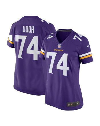 Oli Udoh 74 Minnesota Vikings Women Game Jersey - Purple