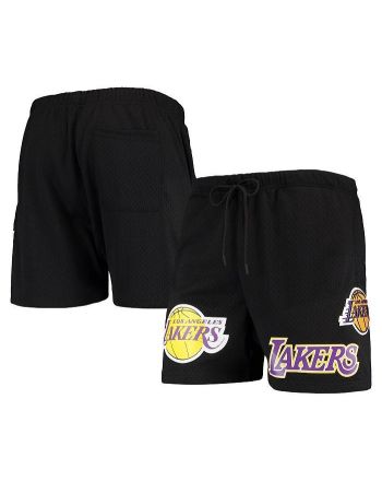 Los Angeles Lakers Black Mesh Capsule Shorts - Men