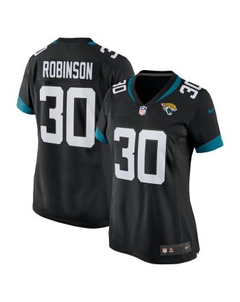 James Robinson 30 Jacksonville Jaguars Women's Game Jersey - Black