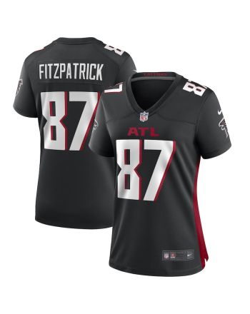 John FitzPatrick 87 Atlanta Falcons Game Women Jersey - Black