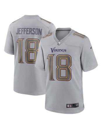 Justin Jefferson Minnesota Vikings Atmosphere Fashion Game Jersey - Gray