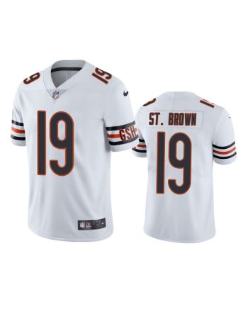 Equanimeous St. Brown 19 Chicago Bears White Vapor Limited Jersey