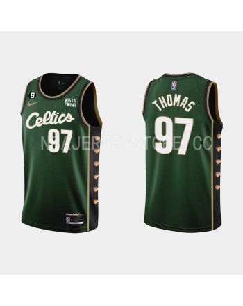 Boston Celtics 97 Brodric Thomas 2022-23 City Edition Green Men Jersey