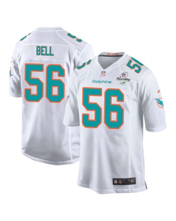 Quinton Bell 56 Miami Dolphins 2023 Playoffs Patch Game Men Jersey - White