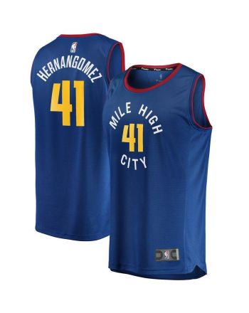 Juan Hernangomez Denver Nuggets Fast Break Player Jersey - Statement Edition - Blue