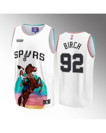 Khem Birch 92 San Antonio Spurs NBA & KidSuper Studios Unisex Hometown Jersey