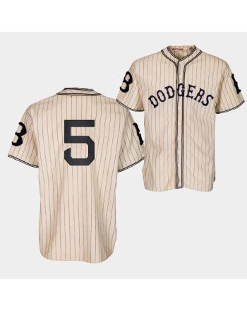 Brooklyn Dodgers Freddie Freeman 1933 Heritage 5 Gold Pinstripe Jersey