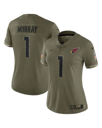 Kyler Murray Arizona Cardinals Women's 2022 Salute To Service Limited Jersey - Olive