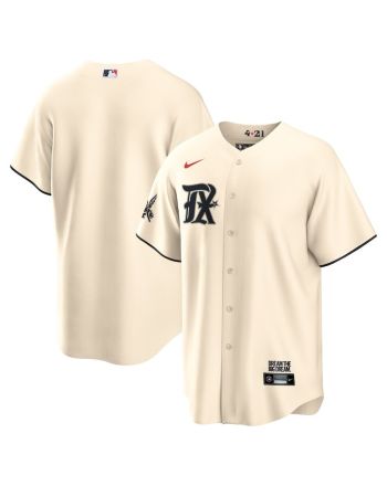 Texas Rangers 2023 City Connect Men Jersey - Cream