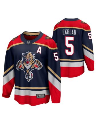 Florida Panthers 5 Aaron Ekblad 2023 Reverse Retro Blue Special Edition Jersey Jersey