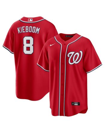 Carter Kieboom 8 Washington Nationals Alternate Player Name Jersey - Red