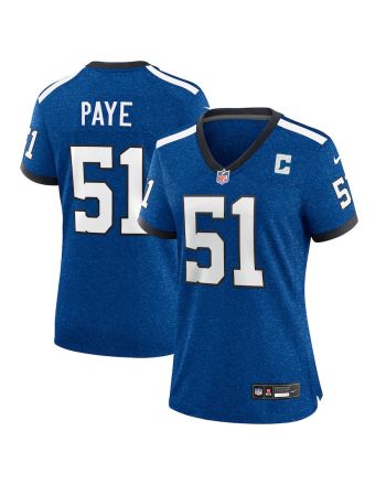 Kwity Paye 51 Indianapolis Colts Indiana Nights Alternate Game Women Jersey - Royal