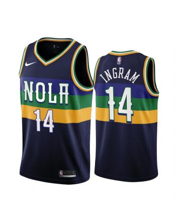 2022-23 New Orleans Pelicans Brandon Ingram 14 Navy City Edition Jersey