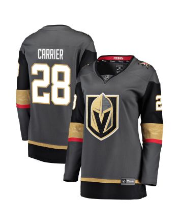 Women's William Carrier Black Vegas Golden Knights Breakaway Player Jersey Jersey