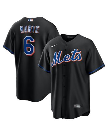 Starling Marte 6 New York Mets Alternate Player Jersey - Black