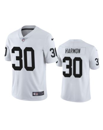 Las Vegas Raiders Duron Harmon 30 White Vapor Limited Jersey