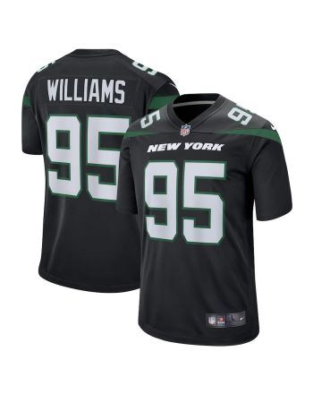 Quinnen Williams 95 New York Jets Alternate Game Player Jersey - Stealth Black