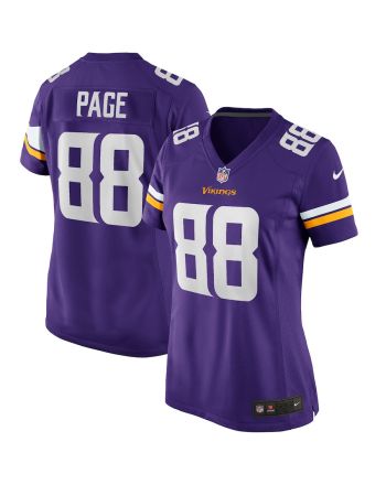 Alan Page 88 Minnesota Vikings Women Game Retired Jersey - Purple