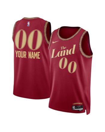 Cleveland Cavaliers 2023/24 City Edition Swingman Custom Jersey - Wine