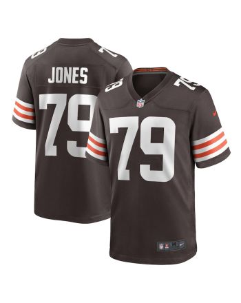 Dawand Jones 79 Cleveland Browns Men's Team Game Jersey - Brown