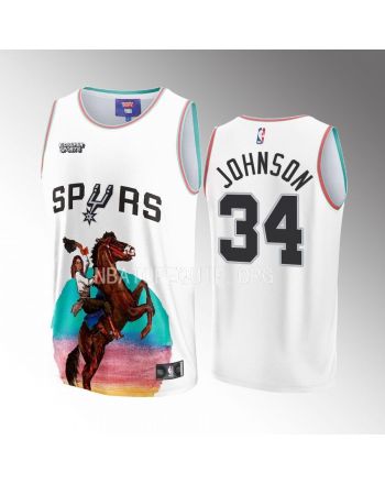 Stanley Johnson 34 San Antonio Spurs NBA & KidSuper Studios Unisex Hometown Jersey