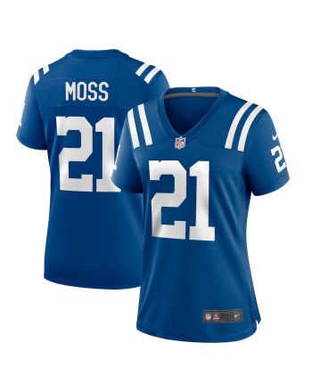 Zack Moss Indianapolis Colts Women's Game Player Jersey - Royal