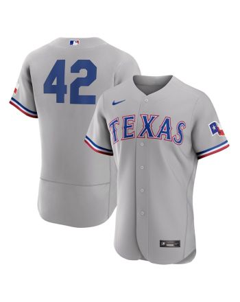 Texas Rangers 2023 Jackie Robinson Day Elite Jersey - Gray