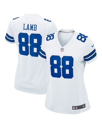 CeeDee Lamb 88 Dallas Cowboys Women's Game Jersey - White