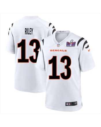 Ken Riley 13 Cincinnati Bengals Super Bowl LVIII Men Away Limited Jersey - White