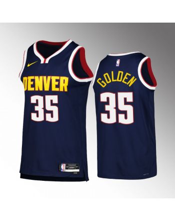 Grant Golden 35 Denver Nuggets Navy Jersey 2022-23 Icon Edition Swingman