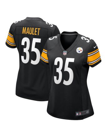 Arthur Maulet 35 Pittsburgh Steelers Women's Game Jersey - Black