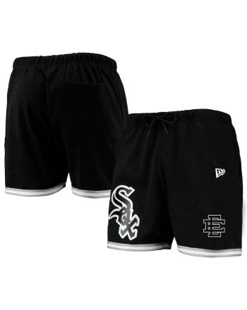 Chicago White Sox Team Standard Logo Mesh Shorts - Black