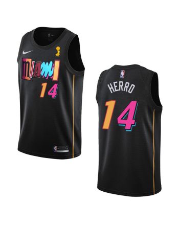 Miami Heat Tyler Herro 14 Champions Cup Jersey Black