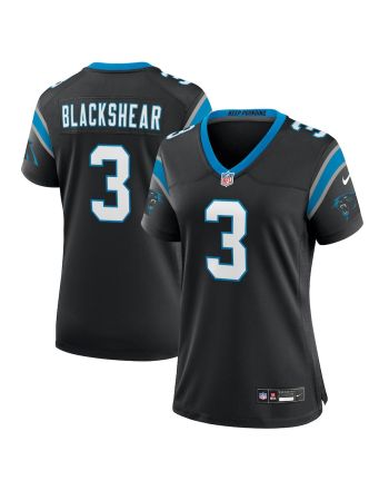 Raheem Blackshear 3 Carolina Panthers Women's Team Game Jersey - Black