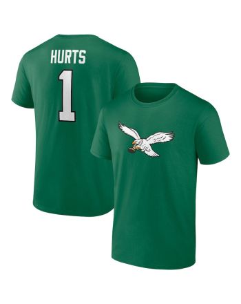 Jalen Hurts 1 Philadelphia Eagles Unisex T-Shirt - Green