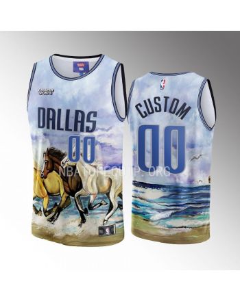 Custom Dallas Mavericks NBA & KidSuper Studios Unisex Hometown Jersey