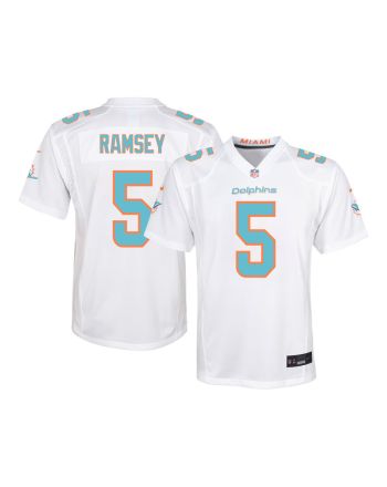 Jalen Ramsey 5 Miami Dolphins Game Youth Jersey - White