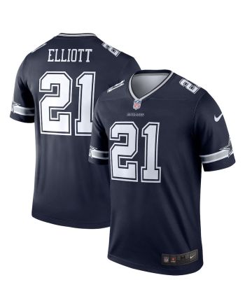 Ezekiel Elliott 21 Dallas Cowboys Legend Player Jersey - Navy