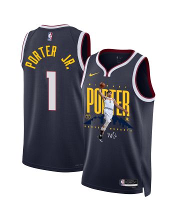 Michael Porter Jr. 1 Denver Nuggets X-Factor Player 2023 NBA Champions Swingman Jersey - Black