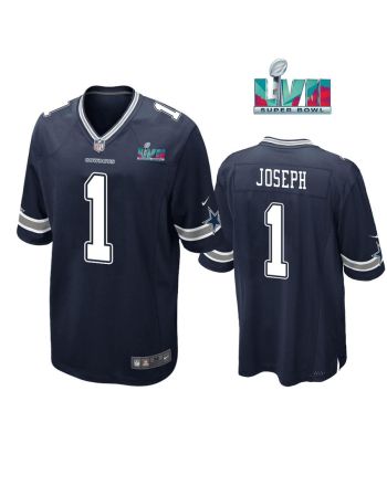 Kelvin Joseph 1 Dallas Cowboys Super Bowl LVII Super Bowl LVII Navy Men Game Jersey