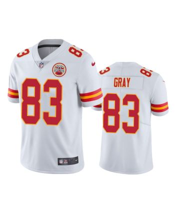 Noah Gray 83 Kansas City Chiefs White Vapor Limited Jersey