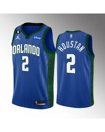 Orlando Magic Caleb Houstan 2 2022-23 Statement Edition Blue Jersey Swingman