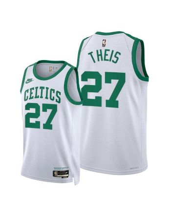 Daniel Theis 27 Boston Celtics 2022 Classic Edition White Jersey Year Zero - Men Jersey