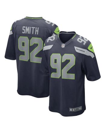 Tyreke Smith Seattle Seahawks Game Player Jersey - College Navy